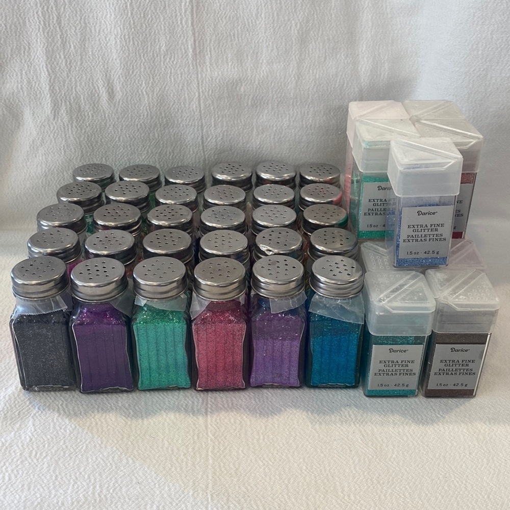 Lots Of Fine Glitter Assorted Colors
